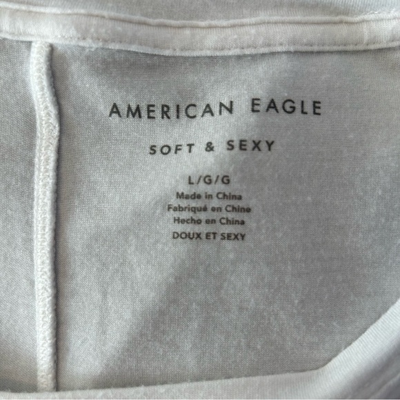 American Eagle Soft and Sexy Embroidered Shirt - Picture 4 of 4